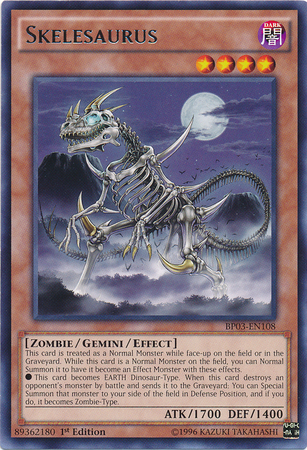 Skelesaurus [BP03-EN108] Rare | L.A. Mood Comics and Games