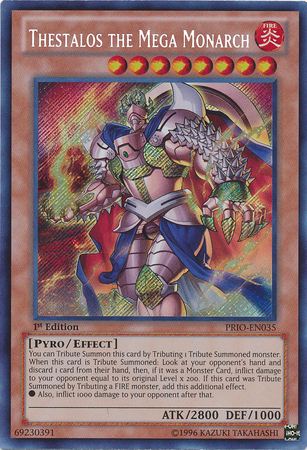 Thestalos the Mega Monarch [PRIO-EN035] Secret Rare | L.A. Mood Comics and Games