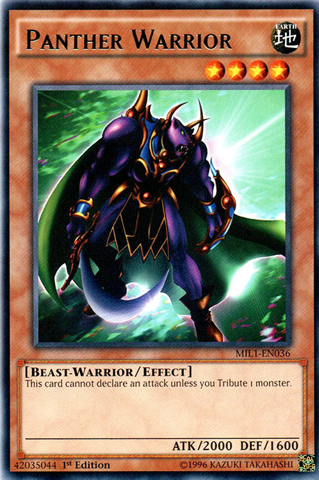 Panther Warrior [MIL1-EN036] Rare | L.A. Mood Comics and Games