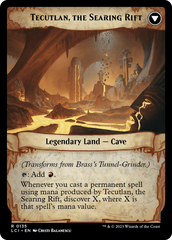 Brass's Tunnel-Grinder // Tecutlan, the Searing Rift [The Lost Caverns of Ixalan Prerelease Cards] | L.A. Mood Comics and Games