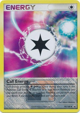 Call Energy (92/100) (League Promo) [Diamond & Pearl: Majestic Dawn] | L.A. Mood Comics and Games