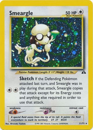 Smeargle (11/75) [Neo Discovery Unlimited] | L.A. Mood Comics and Games