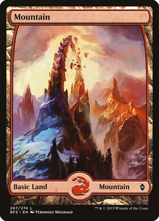 Mountain (267) (Full Art) [Battle for Zendikar] | L.A. Mood Comics and Games