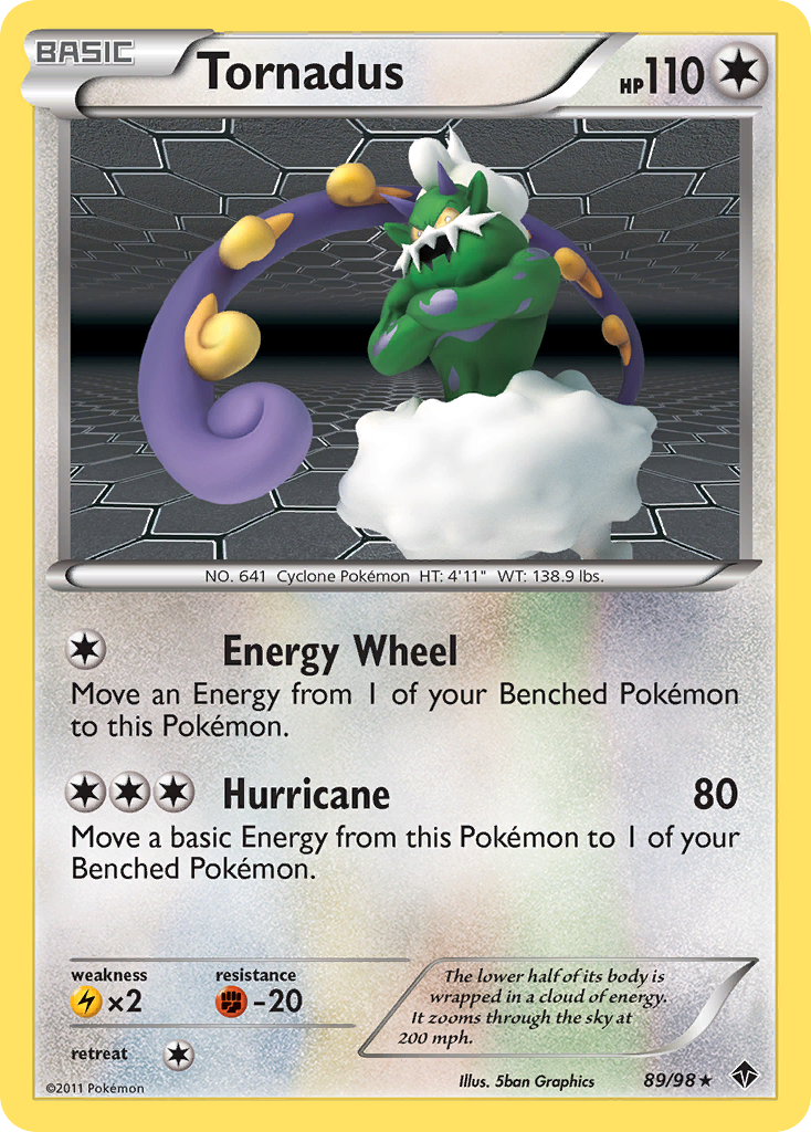 Tornadus (89/98) [Black & White: Emerging Powers] | L.A. Mood Comics and Games