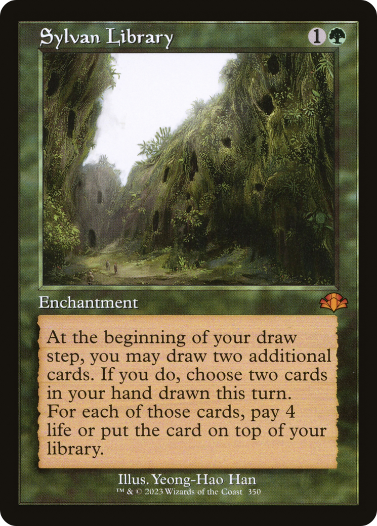 Sylvan Library (Retro) [Dominaria Remastered] | L.A. Mood Comics and Games