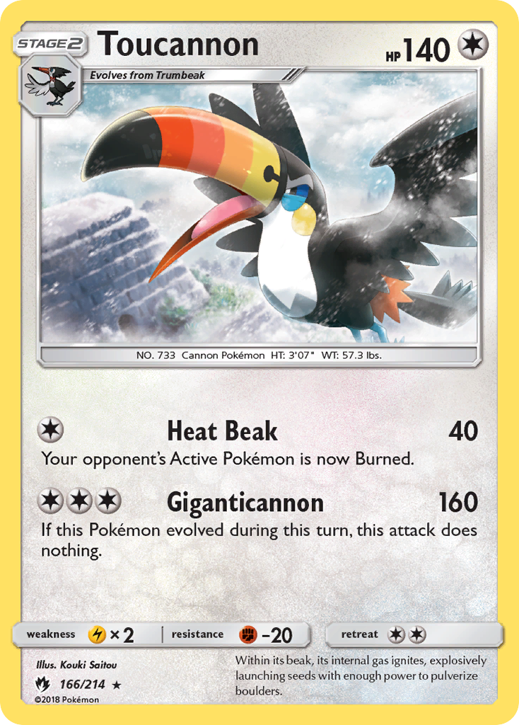 Toucannon (166/214) [Sun & Moon: Lost Thunder] | L.A. Mood Comics and Games