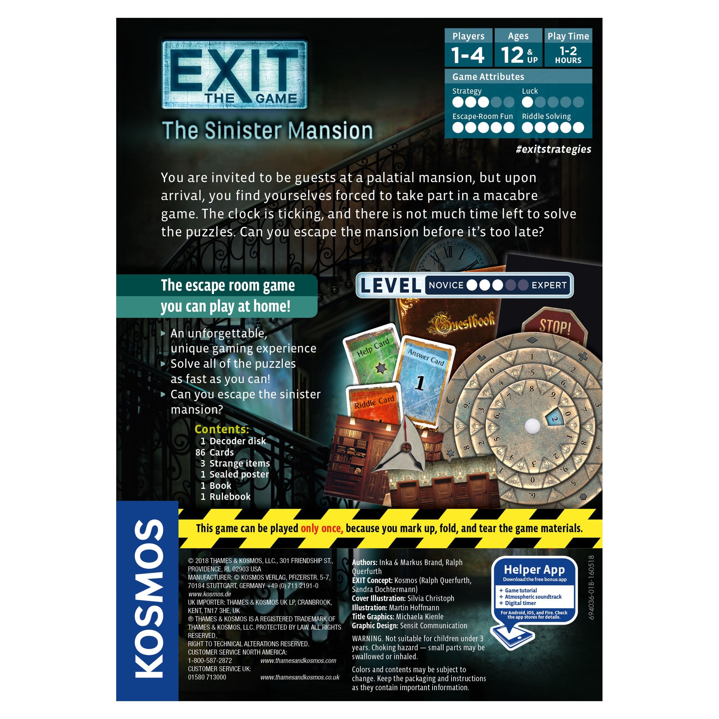 Exit: The Game – The Sinister Mansion | L.A. Mood Comics and Games