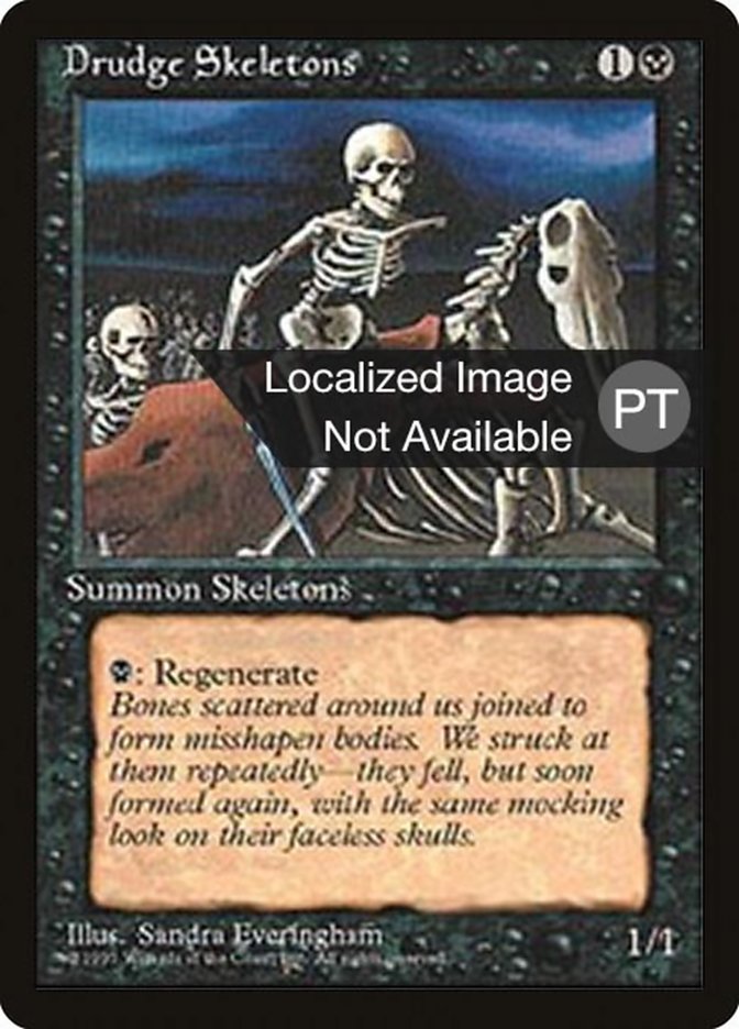 Drudge Skeletons [Fourth Edition (Foreign Black Border)] | L.A. Mood Comics and Games