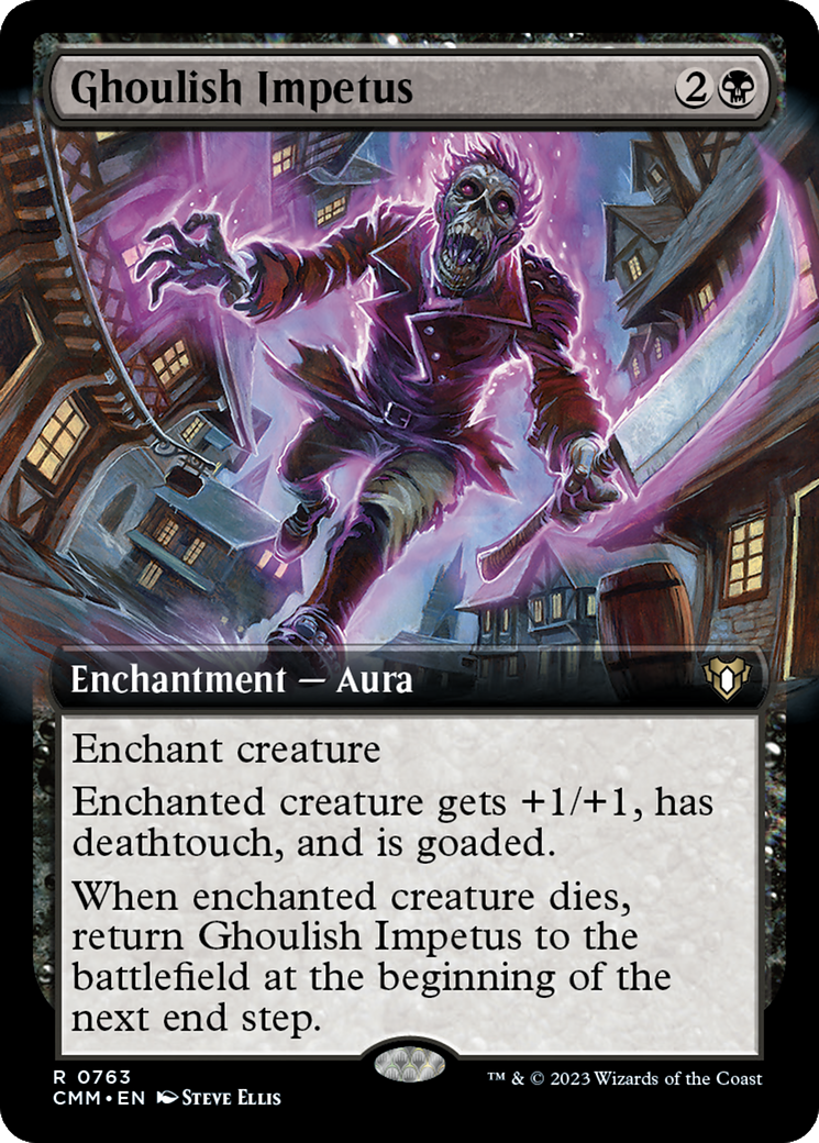 Ghoulish Impetus (Extended Art) [Commander Masters] | L.A. Mood Comics and Games