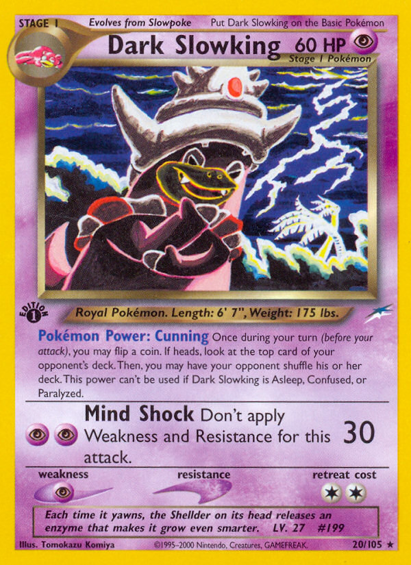Dark Slowking (20/105) [Neo Destiny 1st Edition] | L.A. Mood Comics and Games