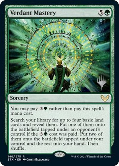 Verdant Mastery (Promo Pack) [Strixhaven: School of Mages Promos] | L.A. Mood Comics and Games