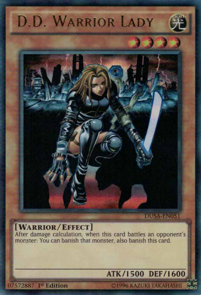 D.D. Warrior Lady [DUSA-EN051] Ultra Rare | L.A. Mood Comics and Games