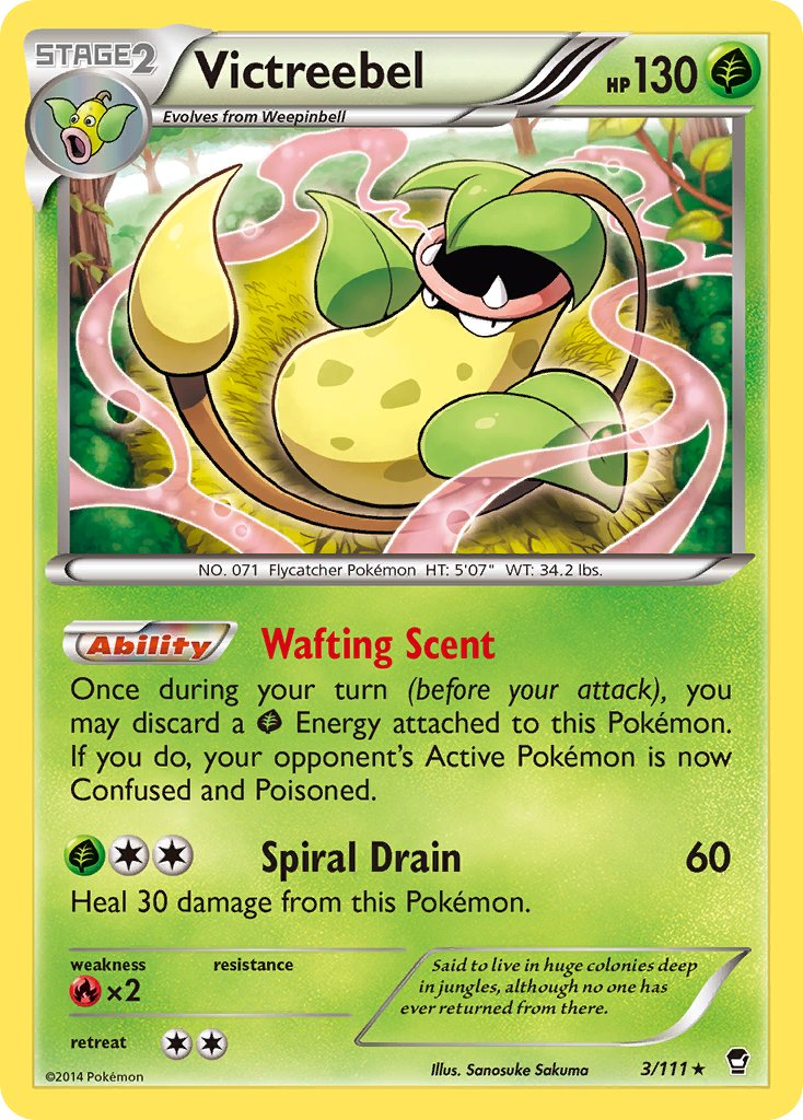 Victreebel (3/111) (Theme Deck Exclusive) [XY: Furious Fists] | L.A. Mood Comics and Games