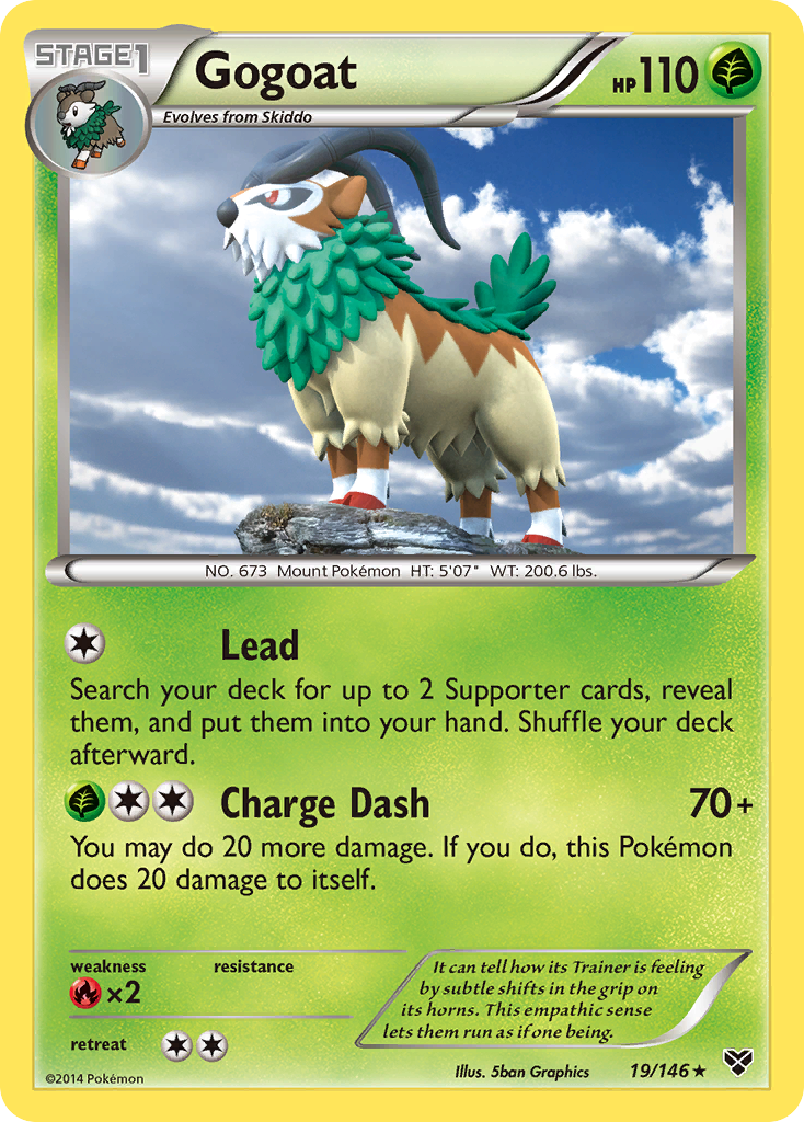 Gogoat (19/146) [XY: Base Set] | L.A. Mood Comics and Games