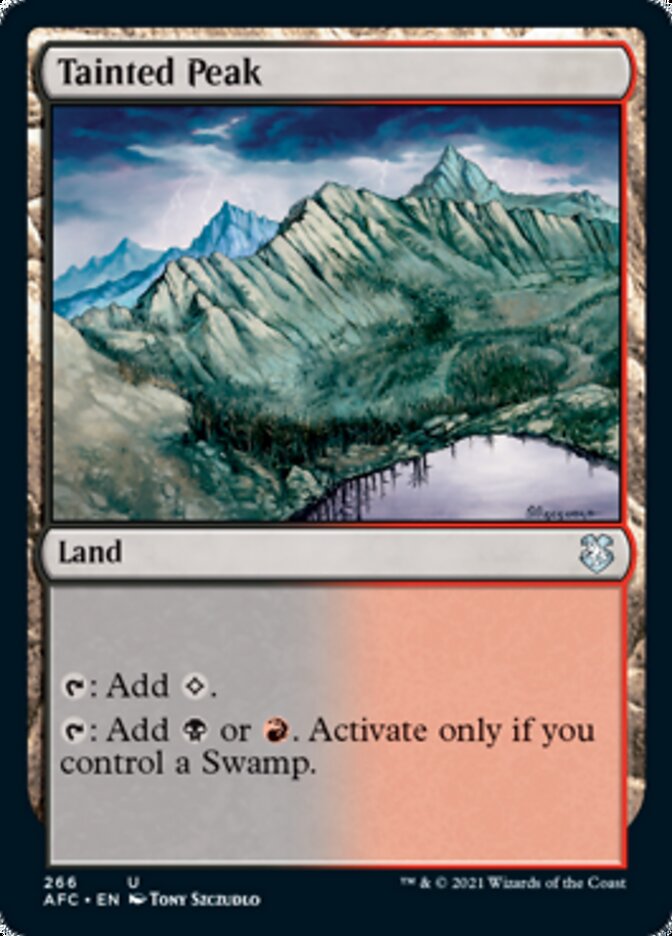 Tainted Peak [Dungeons & Dragons: Adventures in the Forgotten Realms Commander] | L.A. Mood Comics and Games