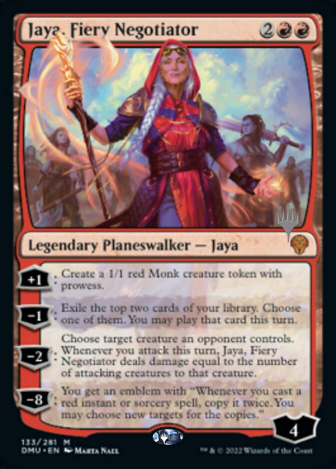 Jaya, Fiery Negotiator (Promo Pack) [Dominaria United Promos] | L.A. Mood Comics and Games