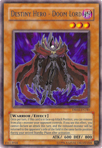 Destiny Hero - Doom Lord [DR04-EN181] Rare | L.A. Mood Comics and Games