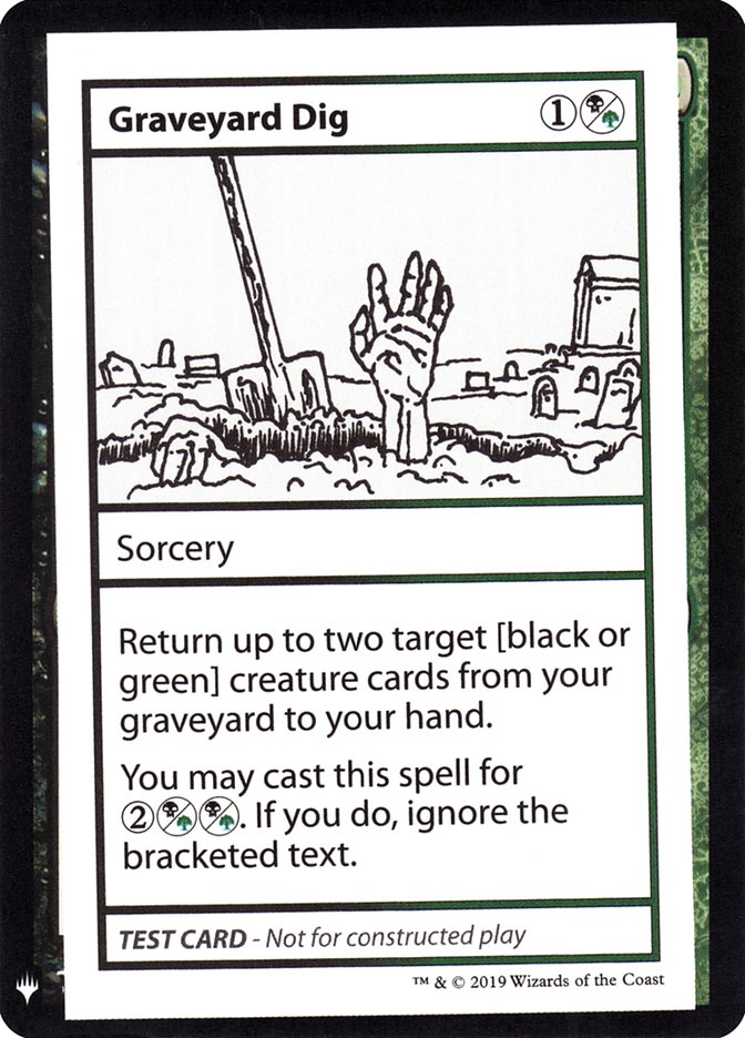 Graveyard Dig [Mystery Booster Playtest Cards] | L.A. Mood Comics and Games