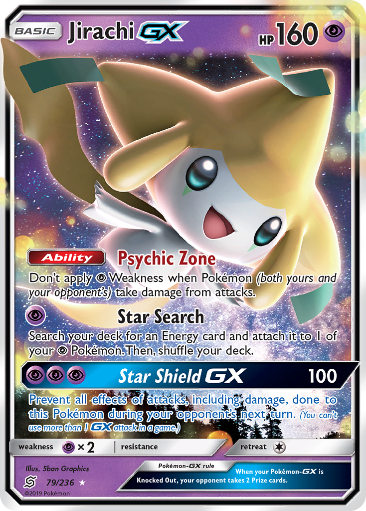 Jirachi GX (79/236) [Sun & Moon: Unified Minds] | L.A. Mood Comics and Games