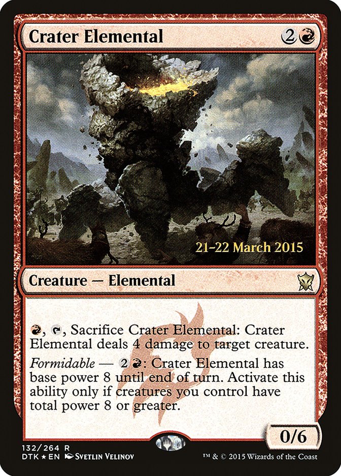 Crater Elemental [Dragons of Tarkir Prerelease Promos] | L.A. Mood Comics and Games