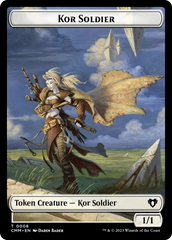 Elemental (0026) // Kor Soldier Double-Sided Token [Commander Masters Tokens] | L.A. Mood Comics and Games