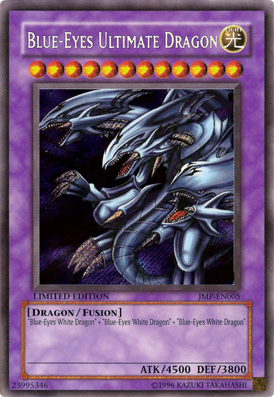 Blue-Eyes Ultimate Dragon [JMP-EN005] Secret Rare | L.A. Mood Comics and Games