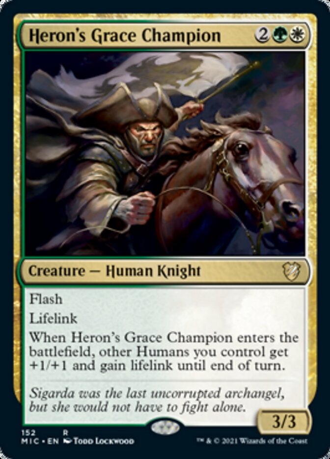 Heron's Grace Champion [Innistrad: Midnight Hunt Commander] | L.A. Mood Comics and Games
