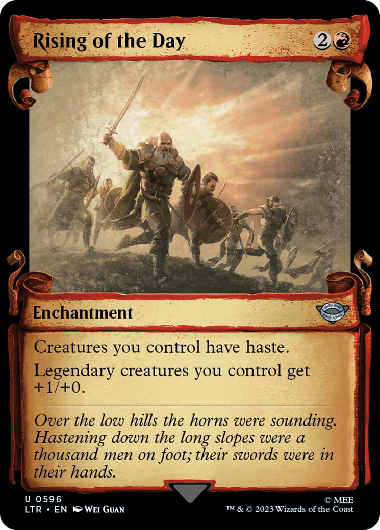 Rising of the Day [The Lord of the Rings: Tales of Middle-Earth Showcase Scrolls] | L.A. Mood Comics and Games