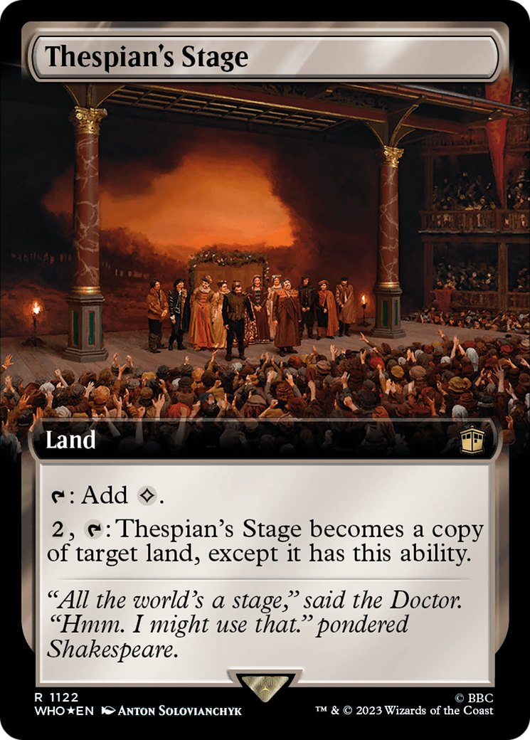 Thespian's Stage (Extended Art) (Surge Foil) [Doctor Who] | L.A. Mood Comics and Games