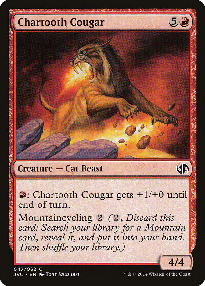 Chartooth Cougar [Duel Decks Anthology] | L.A. Mood Comics and Games