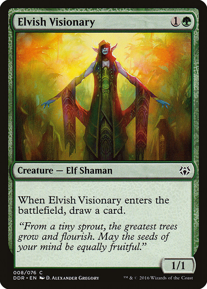 Elvish Visionary [Duel Decks: Nissa vs. Ob Nixilis] | L.A. Mood Comics and Games