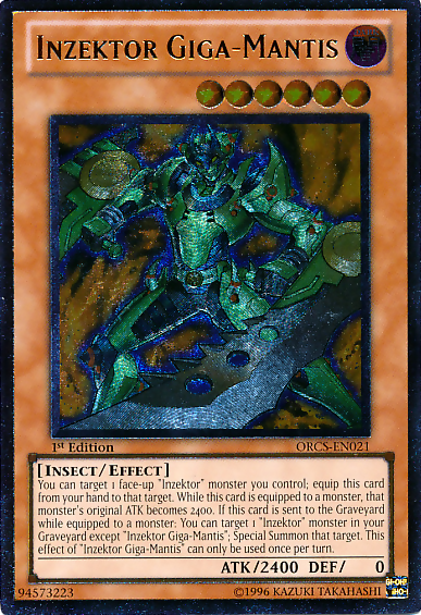 Inzektor Giga-Mantis [ORCS-EN021] Ultimate Rare | L.A. Mood Comics and Games