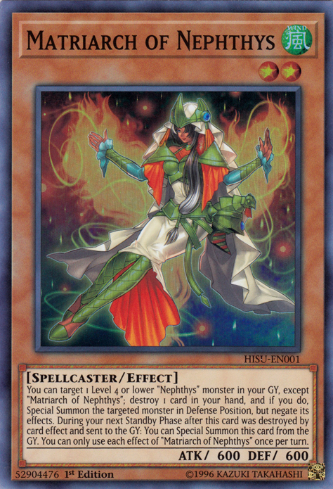 Matriarch of Nephthys [HISU-EN001] Super Rare | L.A. Mood Comics and Games