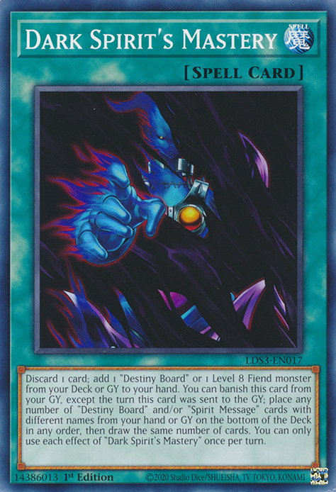 Dark Spirit's Mastery [LDS3-EN017] Common | L.A. Mood Comics and Games