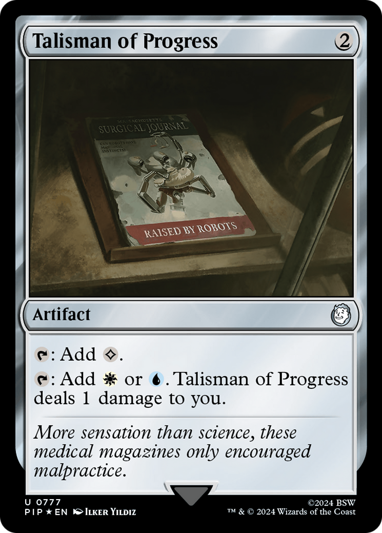 Talisman of Progress (Surge Foil) [Fallout] | L.A. Mood Comics and Games