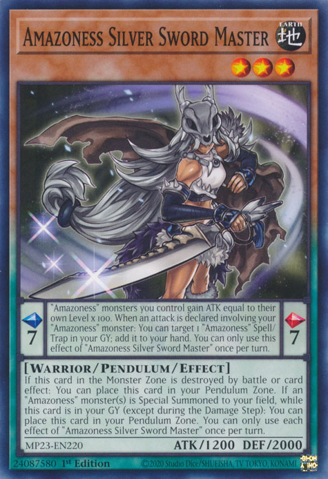 Amazoness Silver Sword Master [MP23-EN220] Common | L.A. Mood Comics and Games