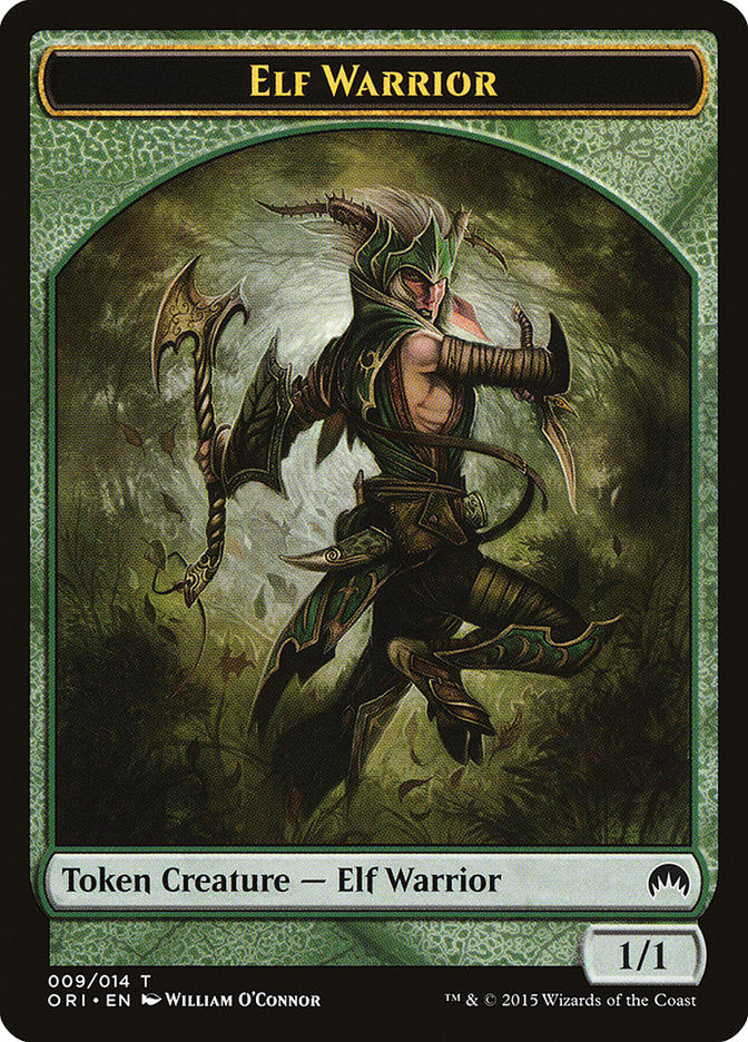 Elf Warrior Token [Magic Origins Tokens] | L.A. Mood Comics and Games