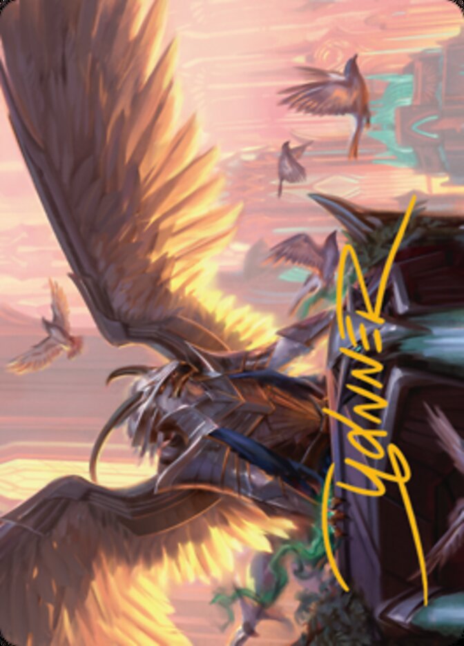 Falco Spara, Pactweaver 1 Art Card (Gold-Stamped Signature) [Streets of New Capenna Art Series] | L.A. Mood Comics and Games