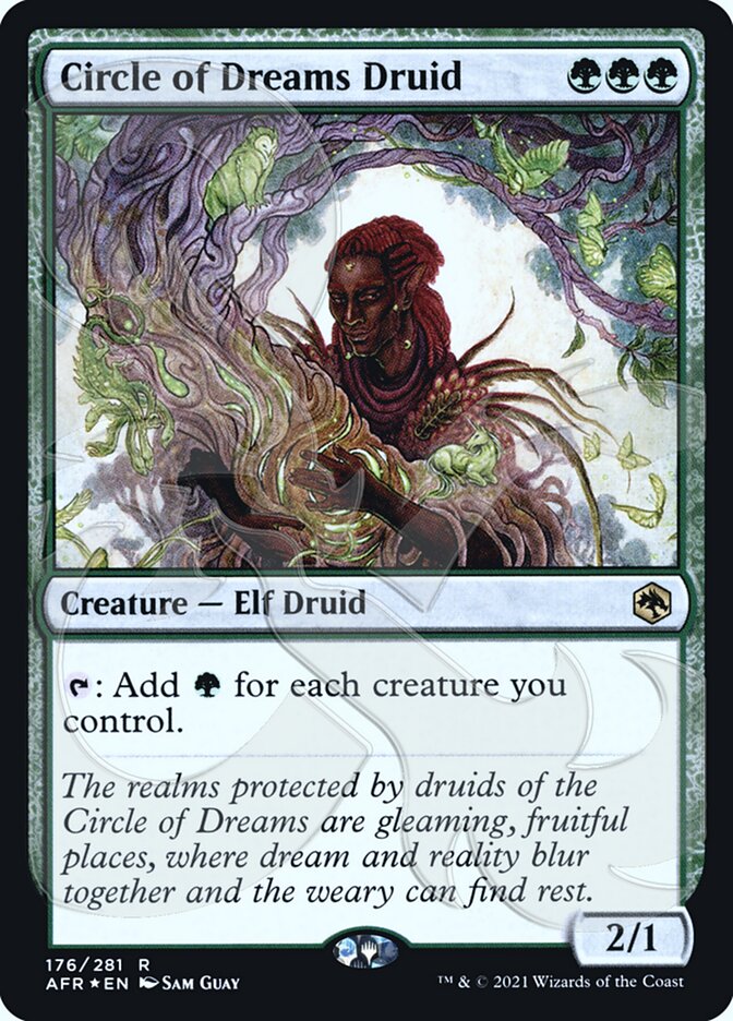 Circle of Dreams Druid (Ampersand Promo) [Dungeons & Dragons: Adventures in the Forgotten Realms Promos] | L.A. Mood Comics and Games