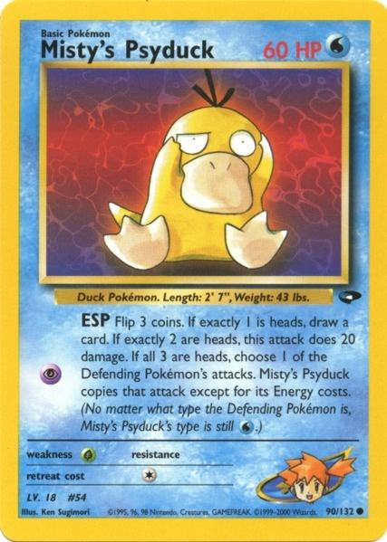 Misty's Psyduck (90/132) [Gym Challenge Unlimited] | L.A. Mood Comics and Games