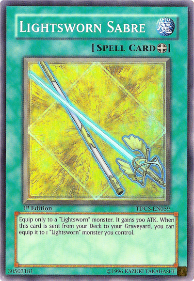 Lightsworn Sabre [TDGS-EN059] Super Rare | L.A. Mood Comics and Games