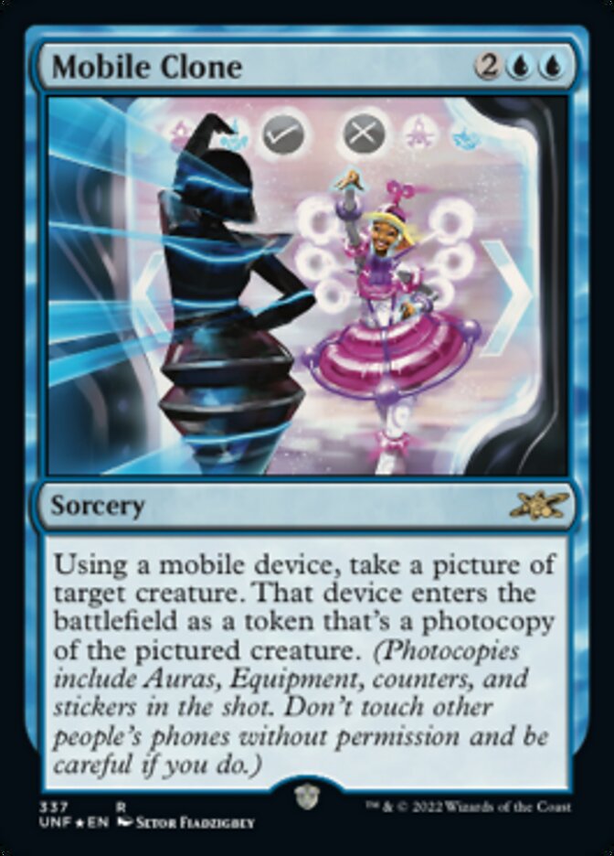 Mobile Clone (Galaxy Foil) [Unfinity] | L.A. Mood Comics and Games