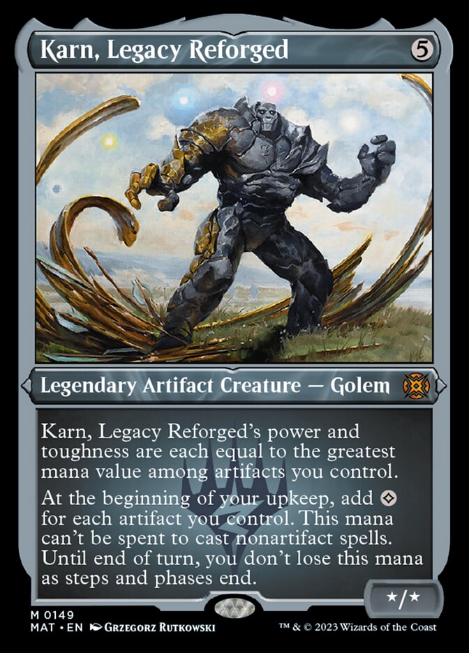 Karn, Legacy Reforged (Foil Etched) [March of the Machine: The Aftermath] | L.A. Mood Comics and Games