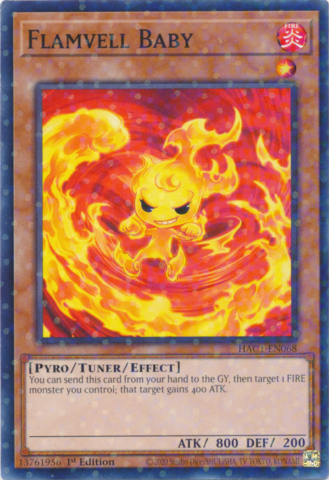 Flamvell Baby (Duel Terminal) [HAC1-EN068] Common | L.A. Mood Comics and Games