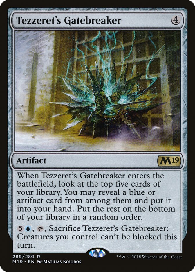 Tezzeret's Gatebreaker [Core Set 2019] | L.A. Mood Comics and Games