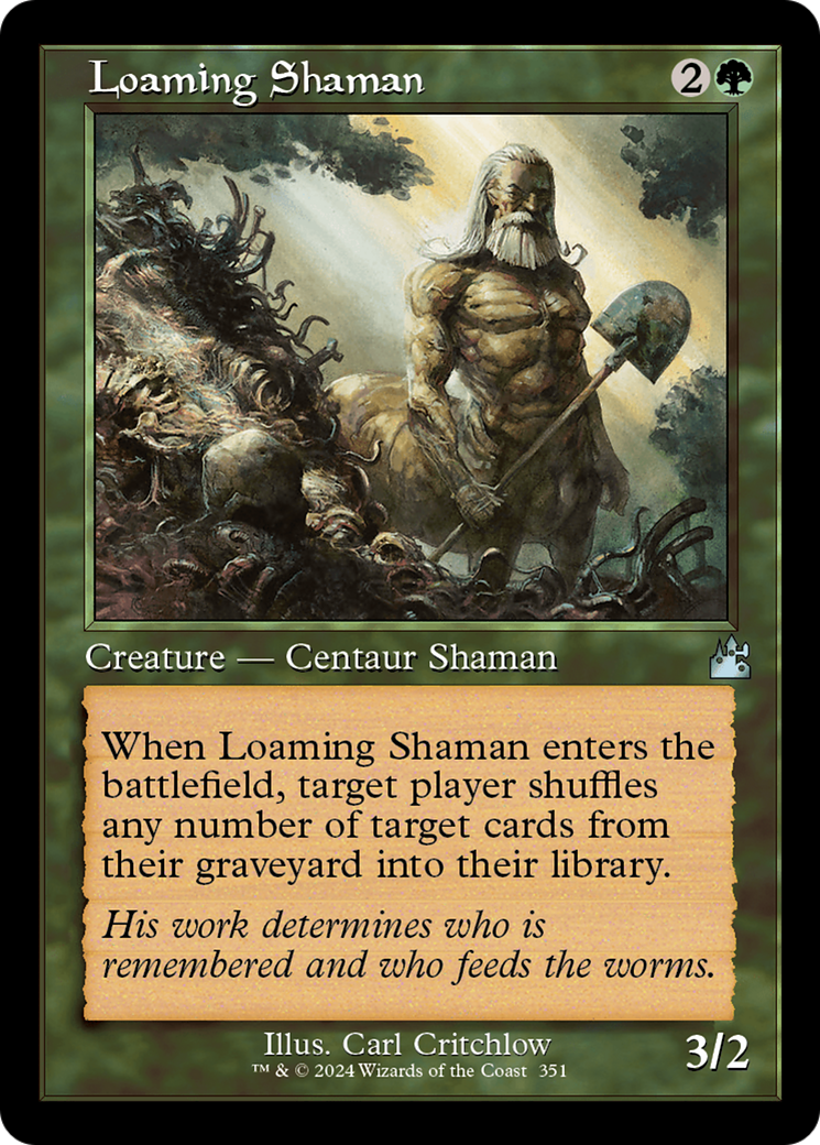 Loaming Shaman (Retro Frame) [Ravnica Remastered] | L.A. Mood Comics and Games