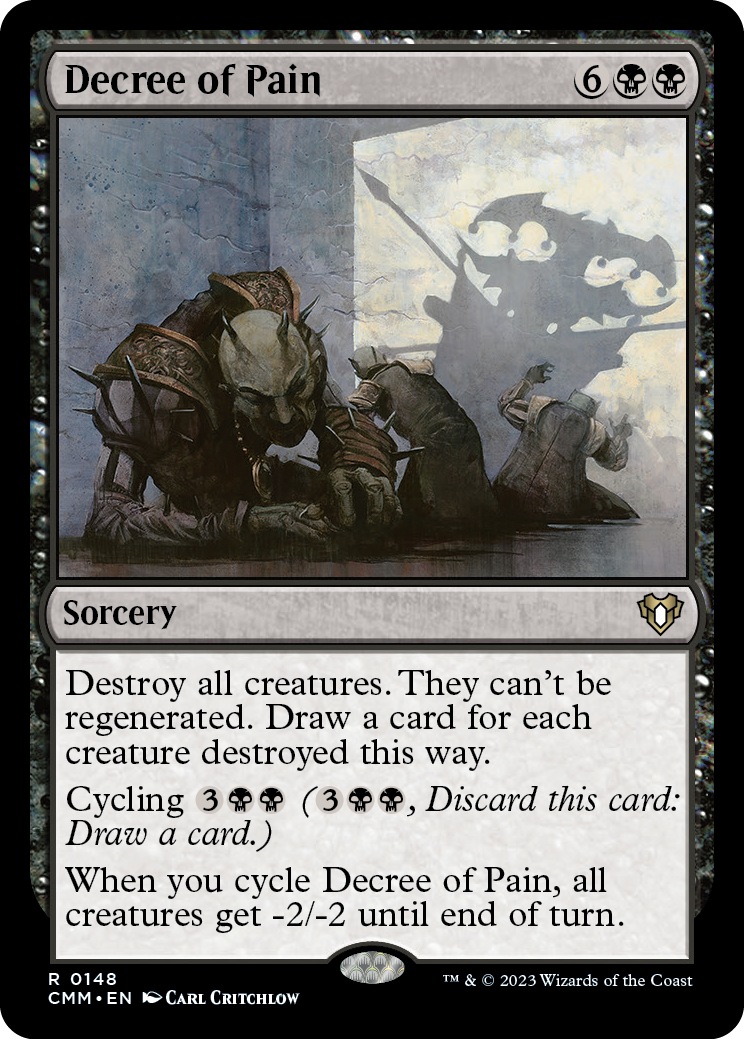 Decree of Pain [Commander Masters] | L.A. Mood Comics and Games