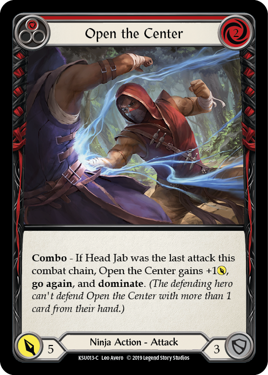 Open the Center (Red) [KSU013-C] (Katsu Hero Deck)  1st Edition Normal | L.A. Mood Comics and Games