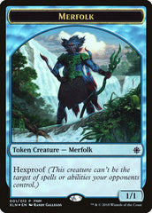 Merfolk // Treasure Double-Sided Token [Friday Night Magic 2018] | L.A. Mood Comics and Games