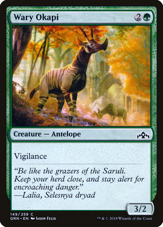 Wary Okapi [Guilds of Ravnica] | L.A. Mood Comics and Games